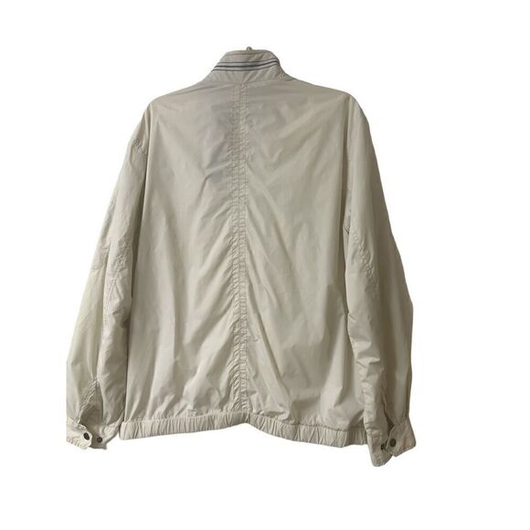 Tommy Bahama Men’s bomber jacket off white sz Large - Picture 2 of 3